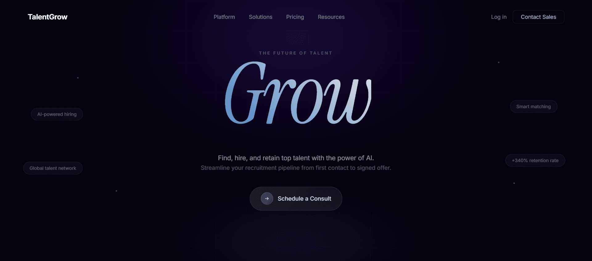 SaaS Hero , Dark with Video Loop Fade, Liquid Glass Nav & Logo Marquee